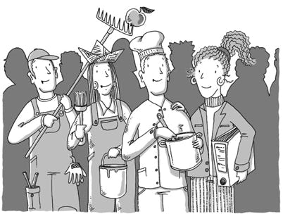 Illustration für ein Sachbuch
