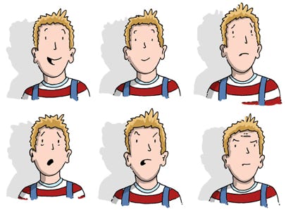 Zeichnung für ein Schulbuch