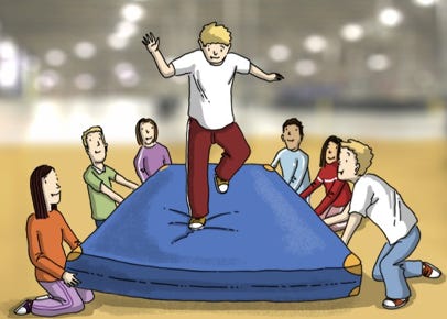 Illustration für den Sportunterricht