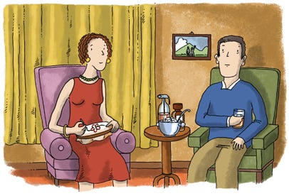 Illustration einer Geschichte