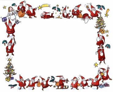 Rahmen für einen Weihnachtsbrief